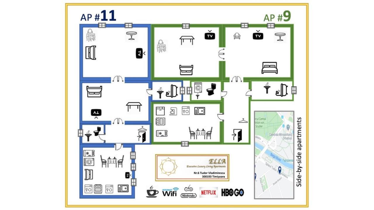 Ella Apartment Timisoara No11 מראה חיצוני תמונה